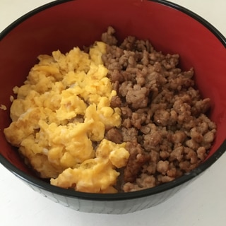 簡単！パパッとできる二色丼